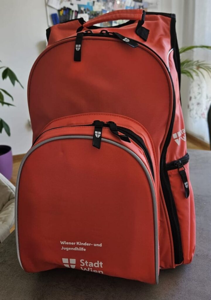 Wickelrucksack Wien